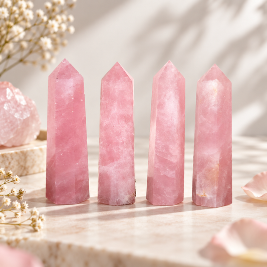 Rose Quartz Tower Point