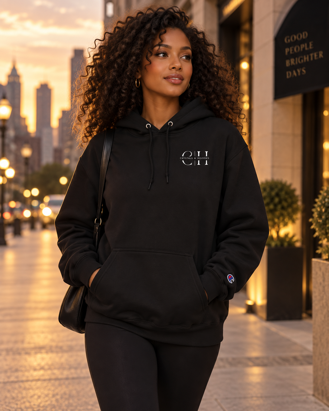 Logo Unisex Champion hoodie
