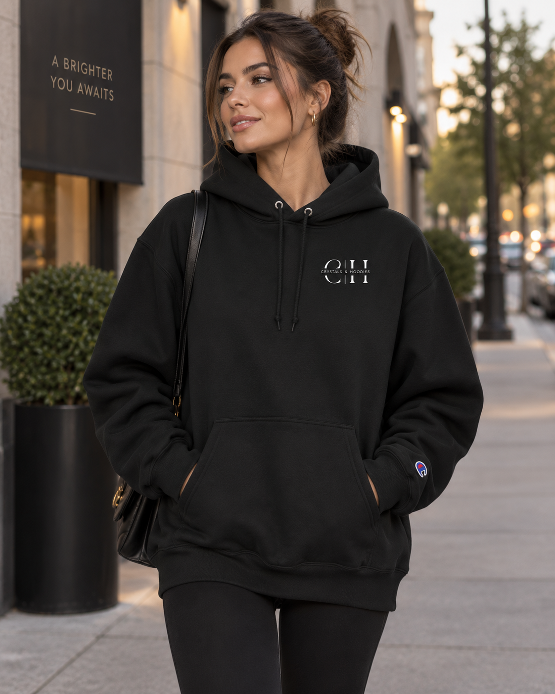 Logo Unisex Champion hoodie