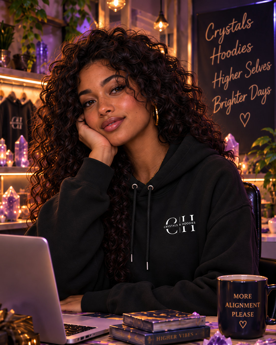Logo Unisex Champion hoodie