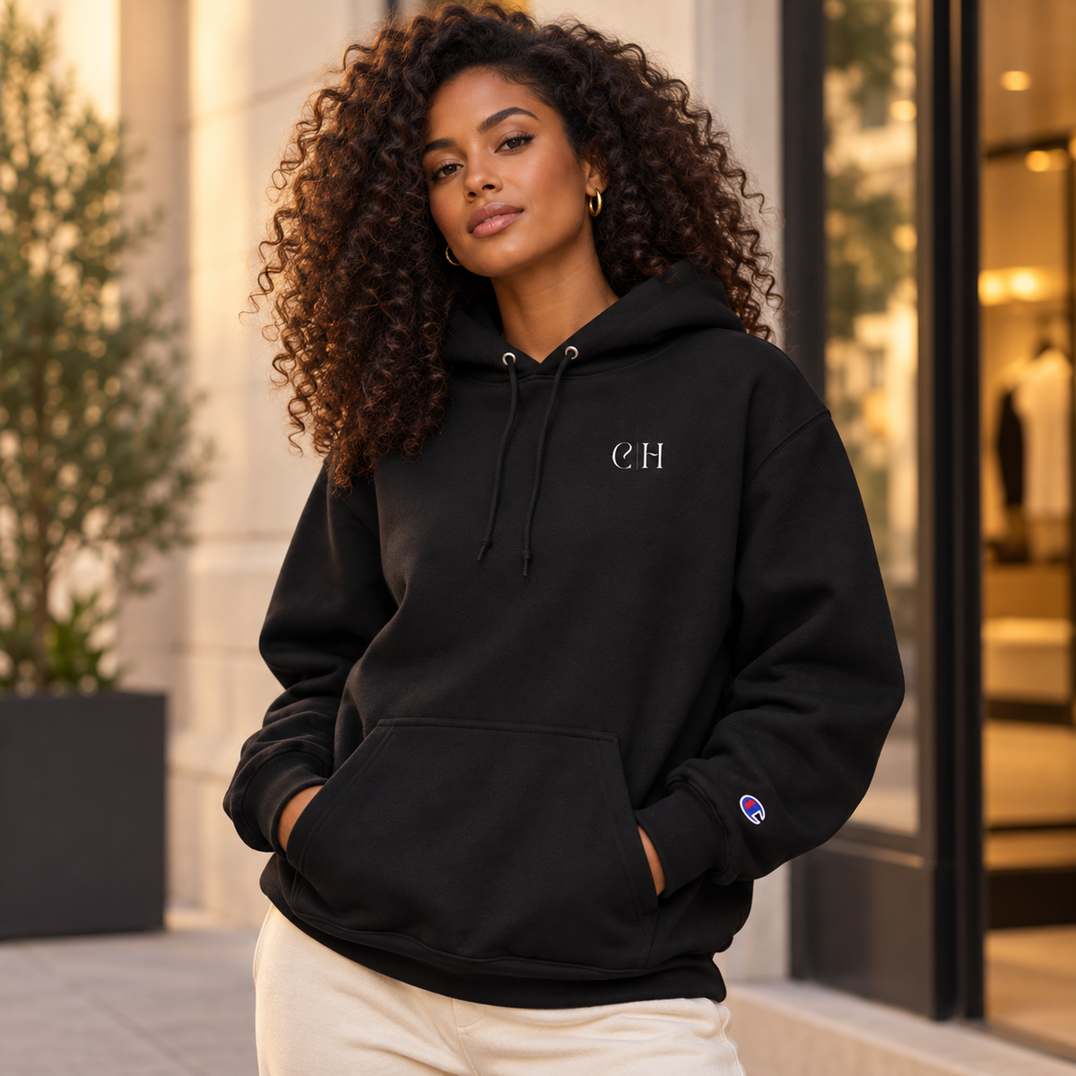 C&H Unisex Champion hoodie