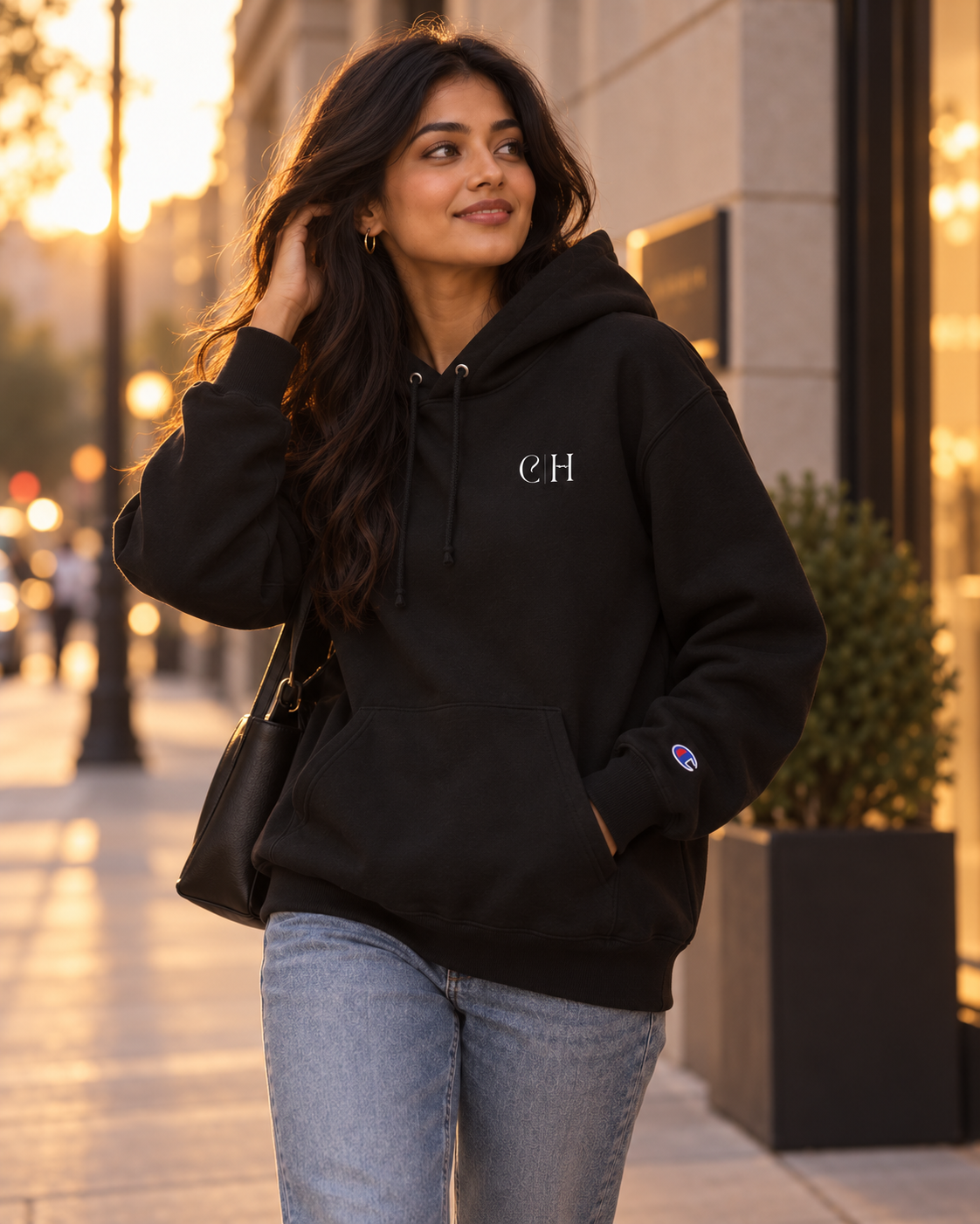C&H Unisex Champion hoodie