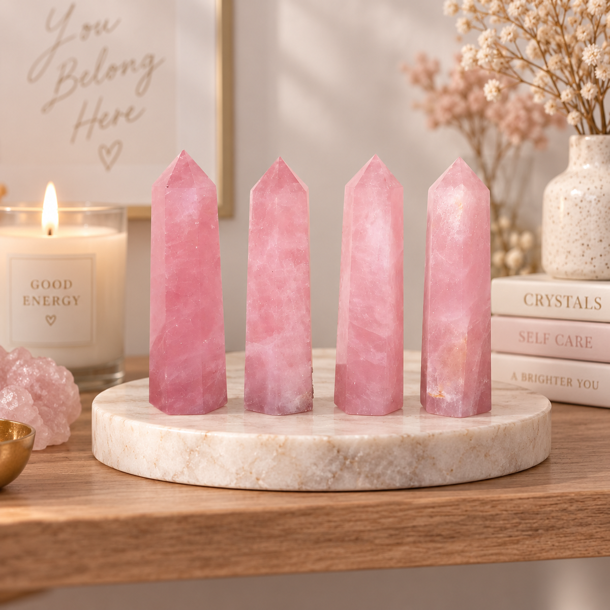 Rose Quartz Tower Point