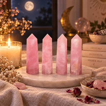 Rose Quartz Tower Point