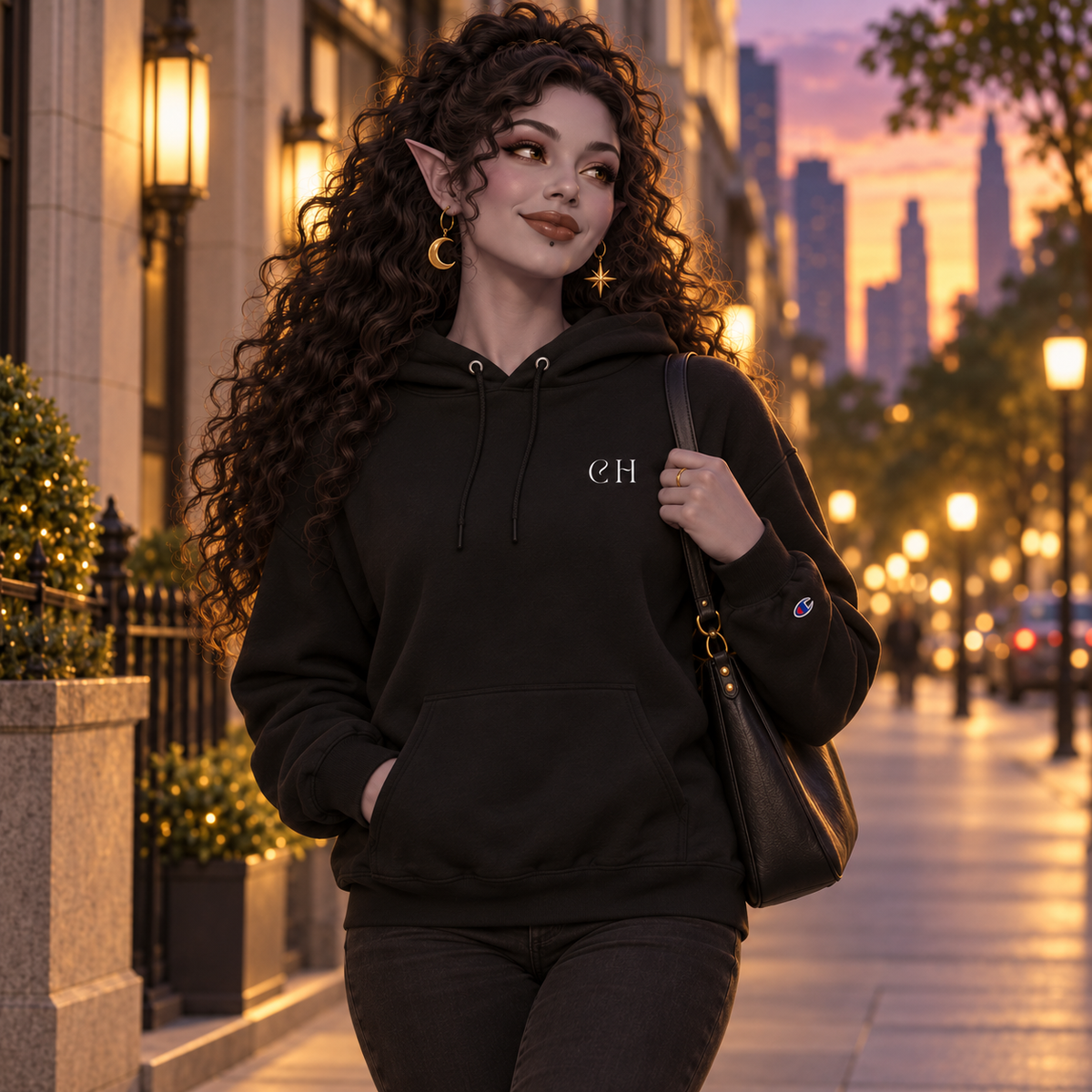 C&H Unisex Champion hoodie